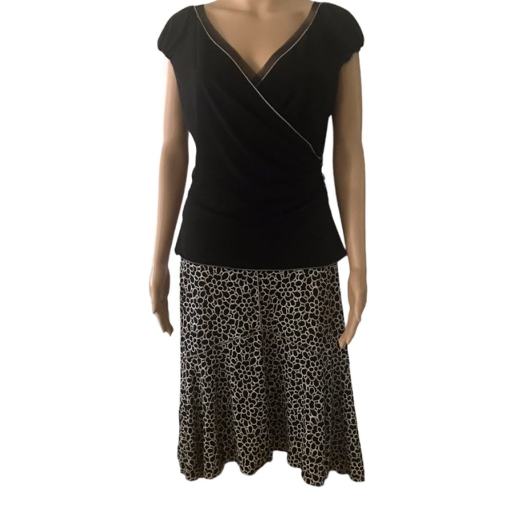 Max Edition Black & White Skirt & top size S